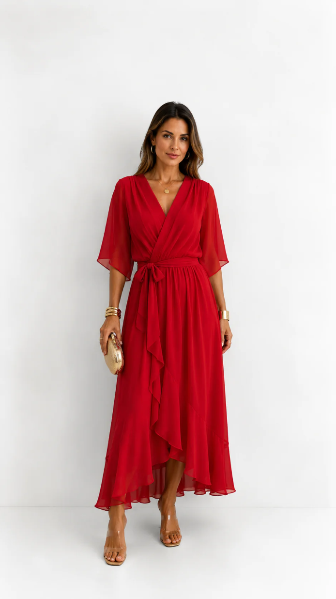 CHIFFON DRESS FOR WOMEN