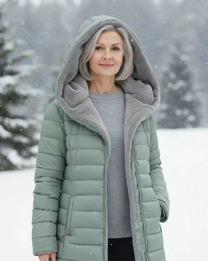 LONG PADDED COAT FOR WOMEN