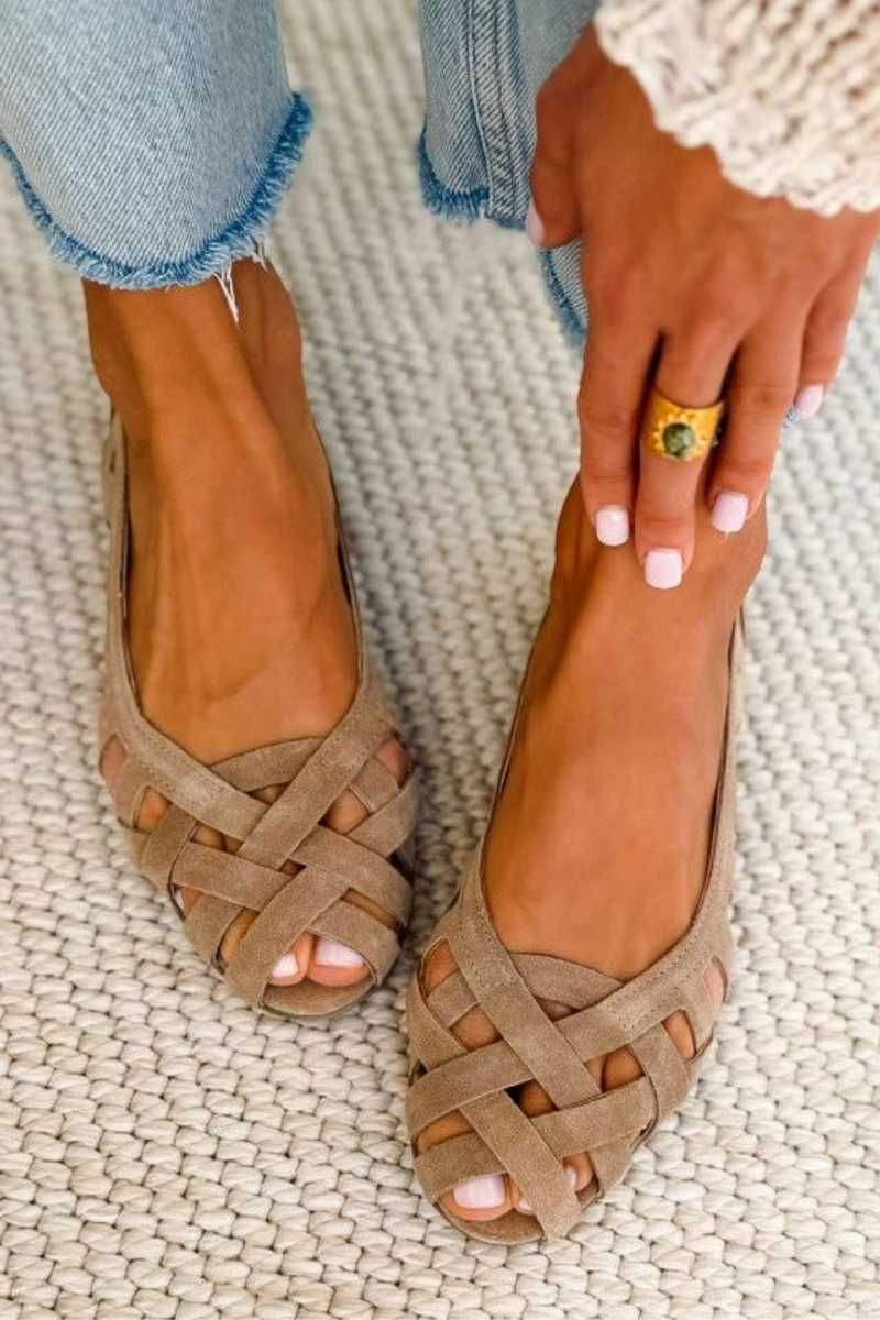 WOVEN SUMMER SANDALS FOR WOMEN