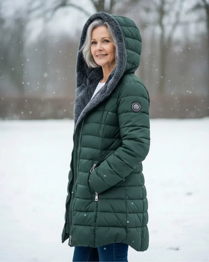 LONG PADDED COAT FOR WOMEN