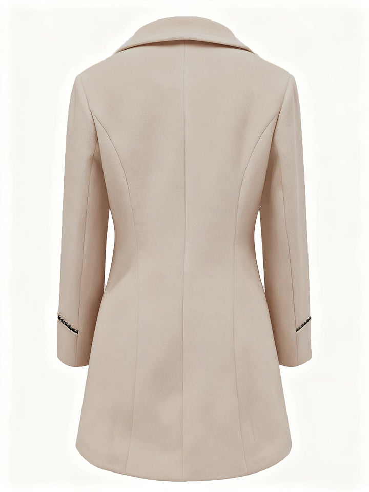 DOUBLE-BREASTED WOMEN'S COAT