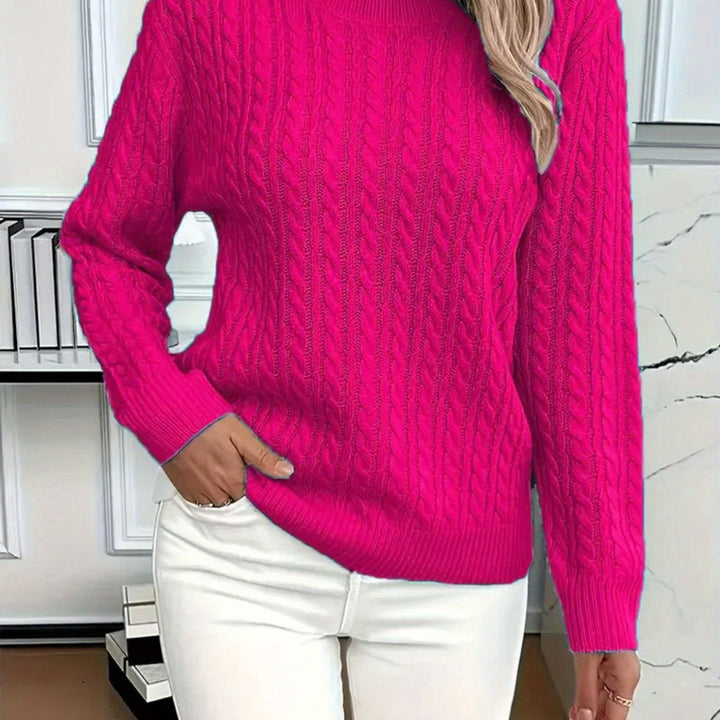 COZY ROUND NECK SWEATER FOR WOMEN