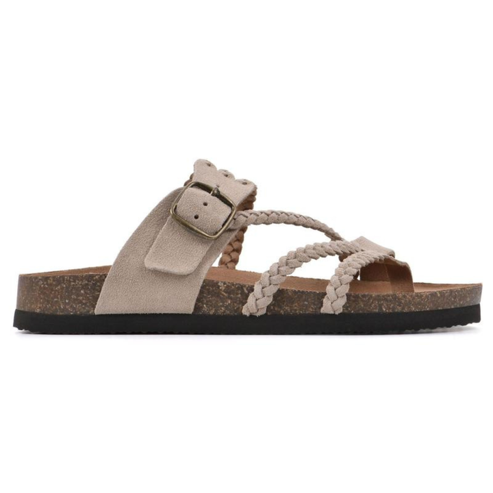 WOVEN CORK SANDALS FOR WOMEN