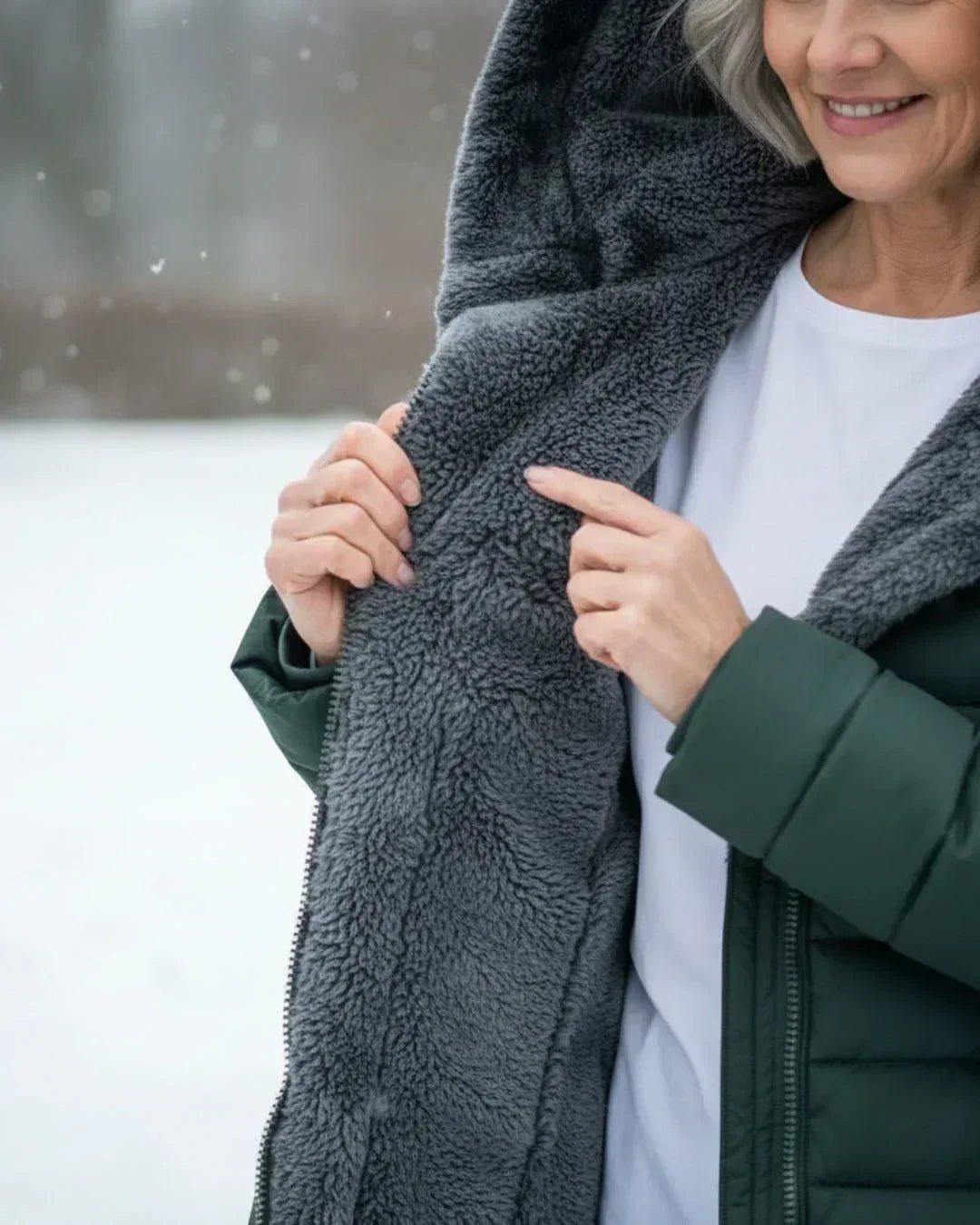 LONG PADDED COAT FOR WOMEN