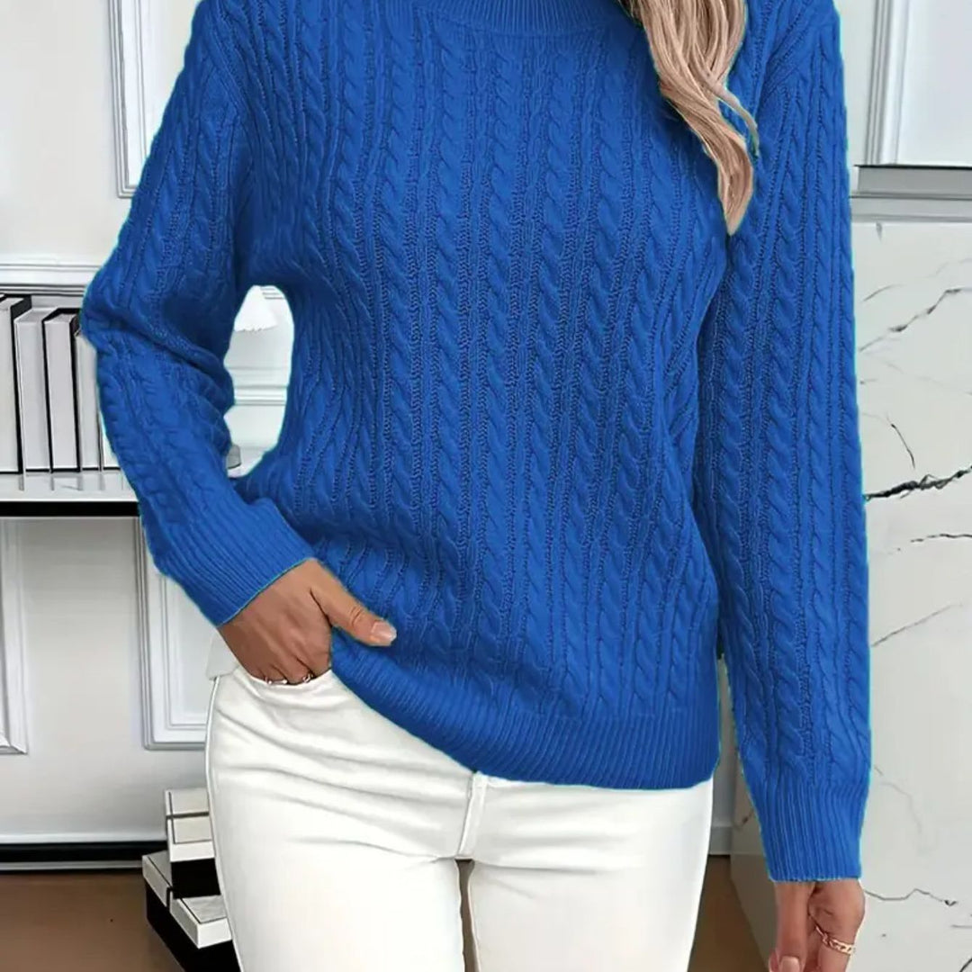 COZY ROUND NECK SWEATER FOR WOMEN