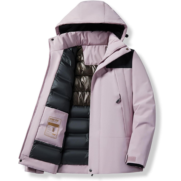 WOMEN’S WARM HOODED SKI JACKET