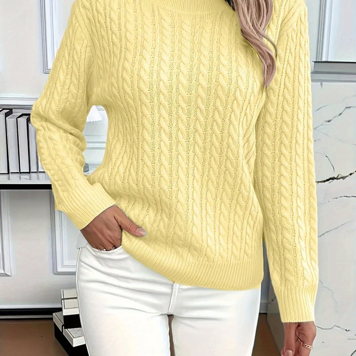COZY ROUND NECK SWEATER FOR WOMEN