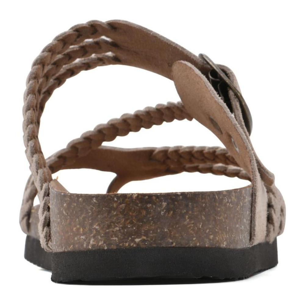 WOVEN CORK SANDALS FOR WOMEN