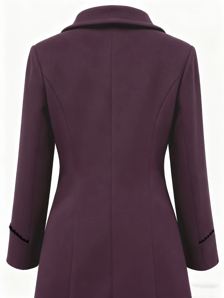 DOUBLE-BREASTED WOMEN'S COAT