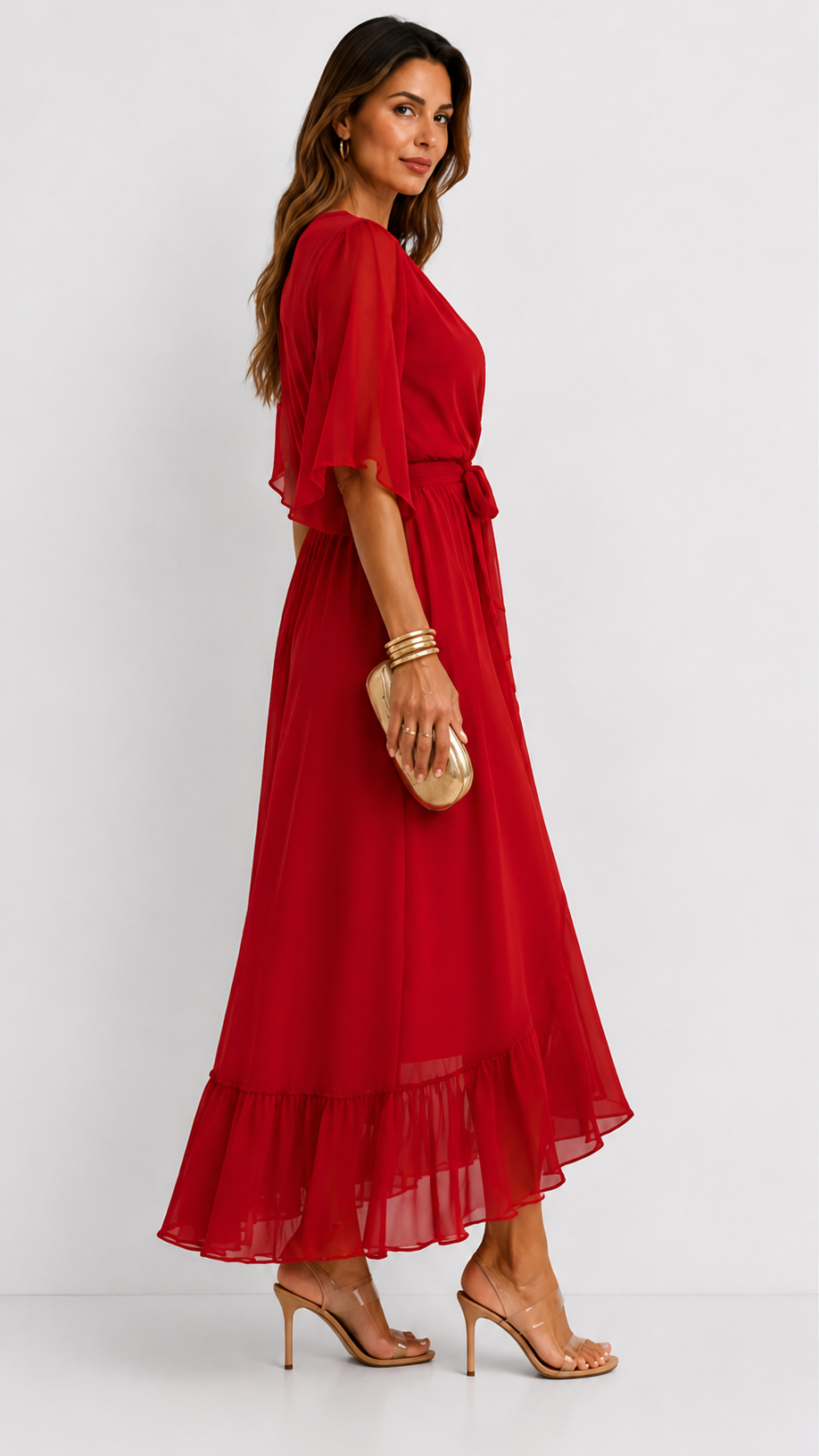 CHIFFON DRESS FOR WOMEN