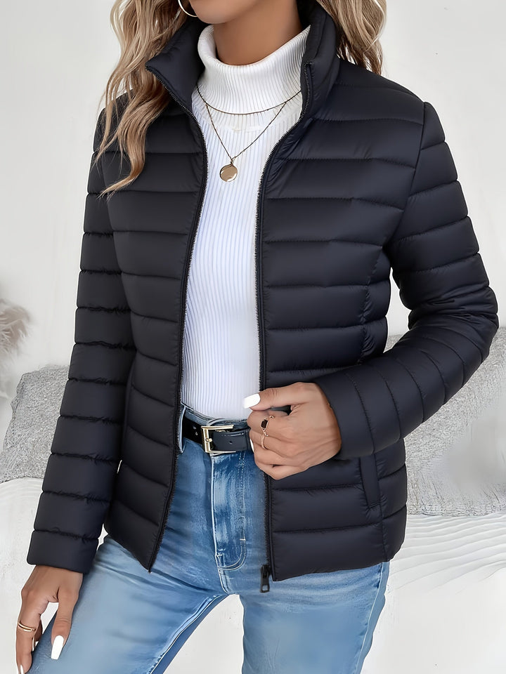 SLIM FIT QUILTED JACKET FOR WOMEN