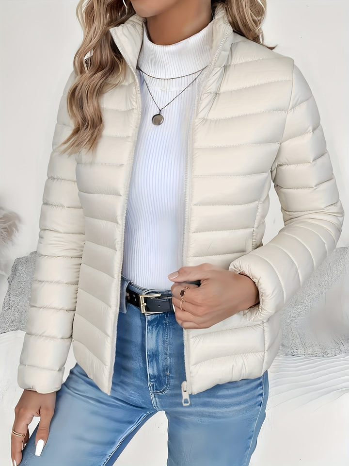 SLIM FIT QUILTED JACKET FOR WOMEN
