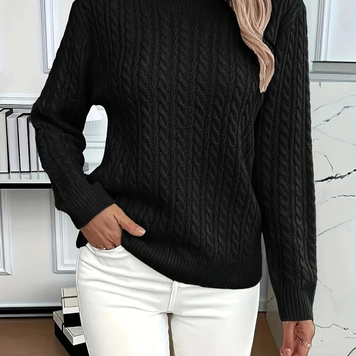 COZY ROUND NECK SWEATER FOR WOMEN