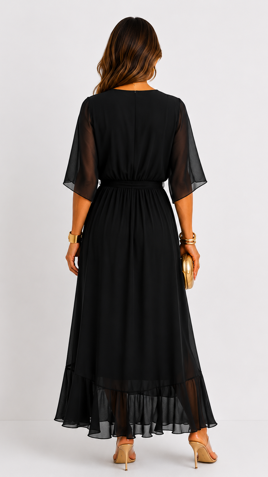 CHIFFON DRESS FOR WOMEN