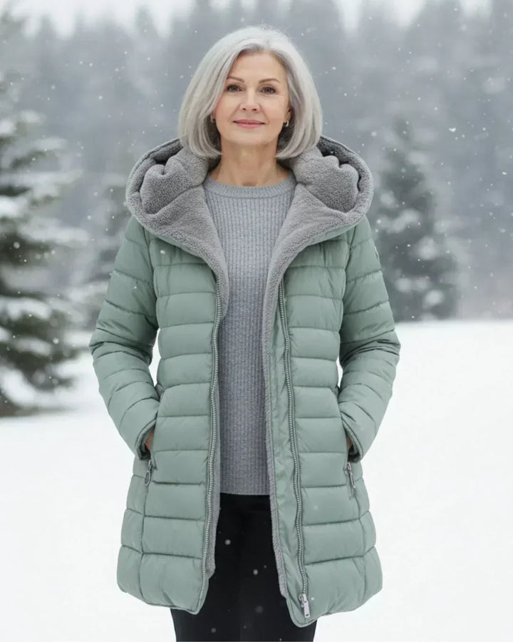 LONG PADDED COAT FOR WOMEN