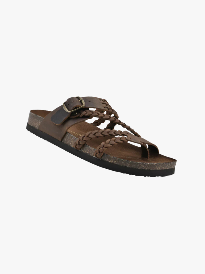 WOVEN CORK SANDALS FOR WOMEN