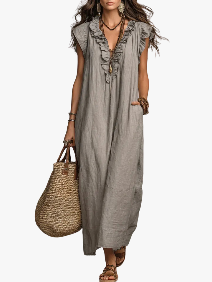 CHIC AND FLOWING BOHEMIAN DRESS FOR WOMEN