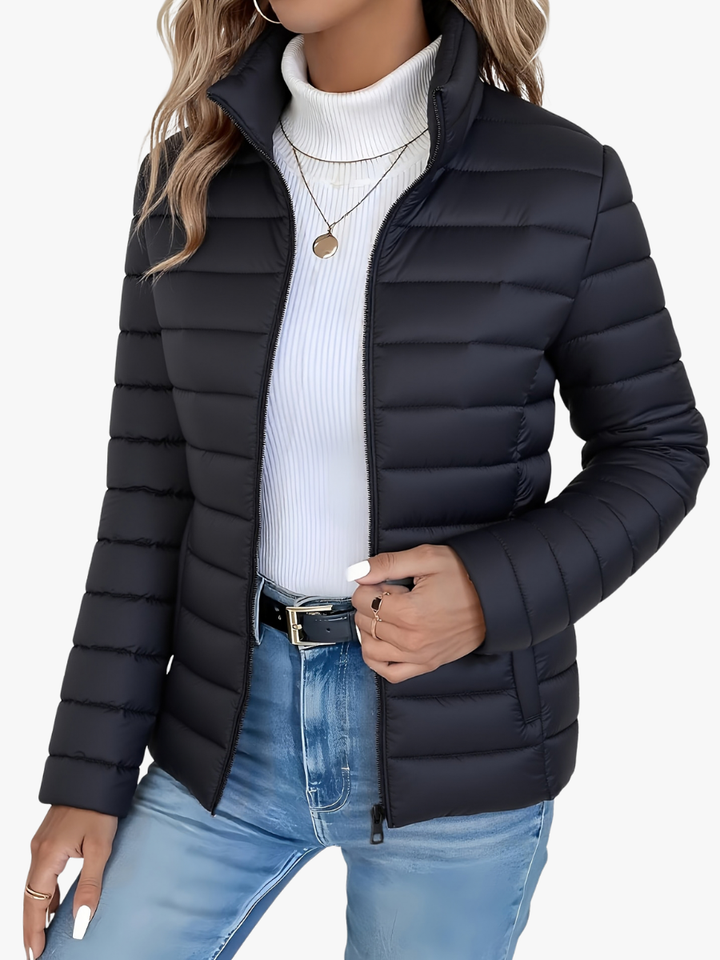SLIM FIT QUILTED JACKET FOR WOMEN
