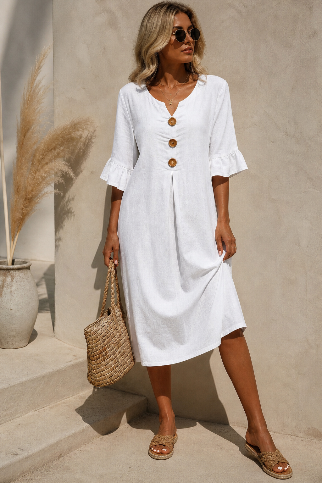 ELEGANT LOOSE DRESS FOR WOMEN