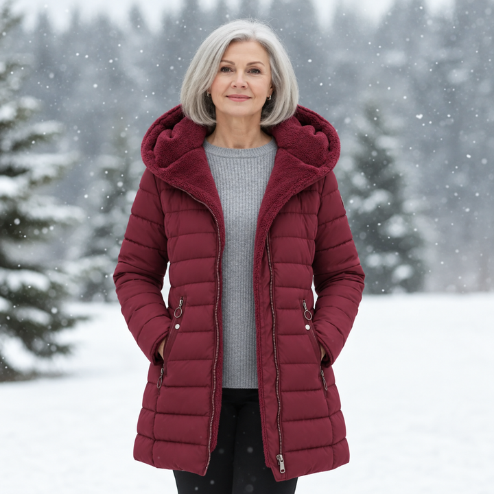 LONG PADDED COAT FOR WOMEN