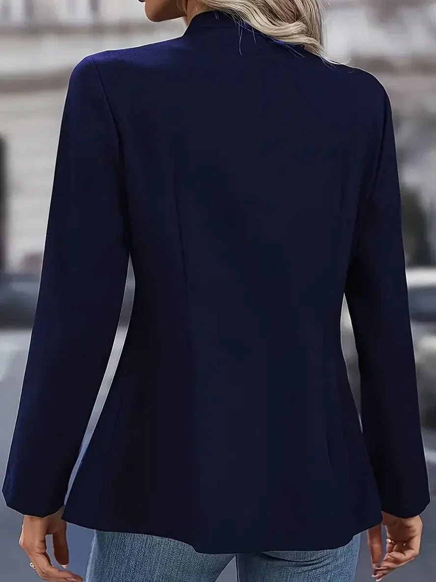 Classis Blazer with Buttons and Open Front