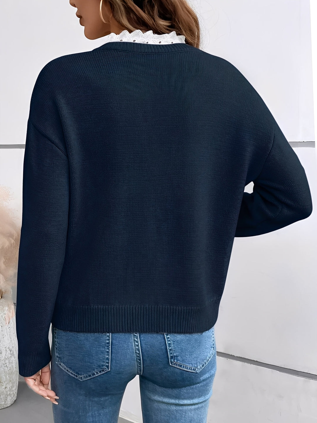 WOMEN’S ELEGANT KNITTED JUMPER