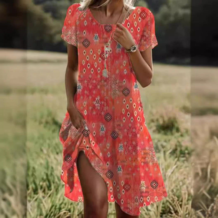SUMMER MIDI DRESS FOR WOMEN