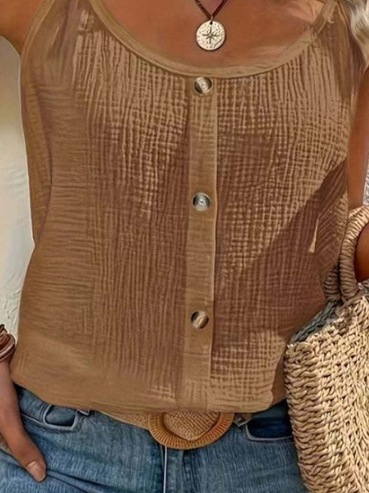 BLOUSE WITH FINE SHOULDER STRAPS FOR WOMEN