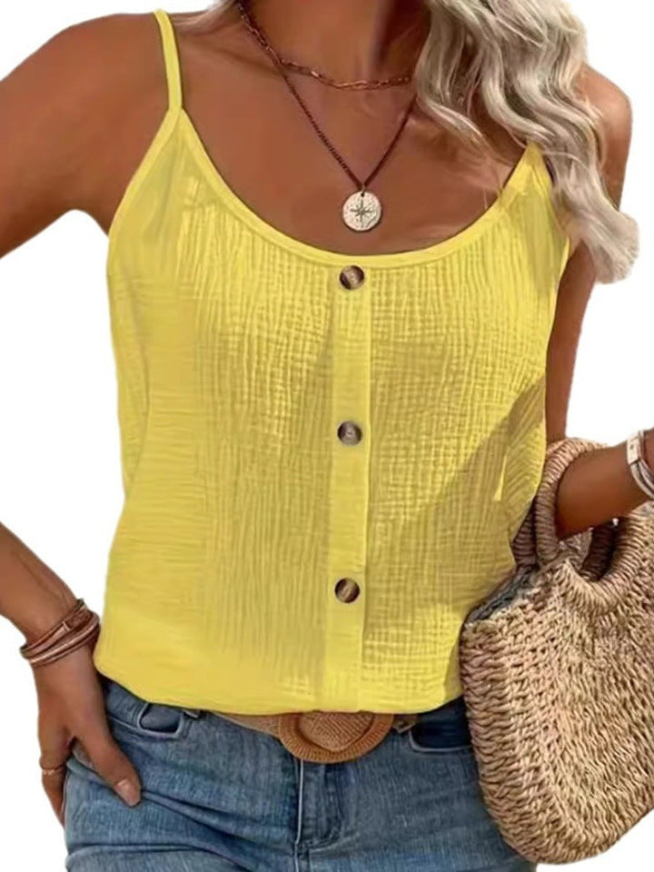 BLOUSE WITH FINE SHOULDER STRAPS FOR WOMEN
