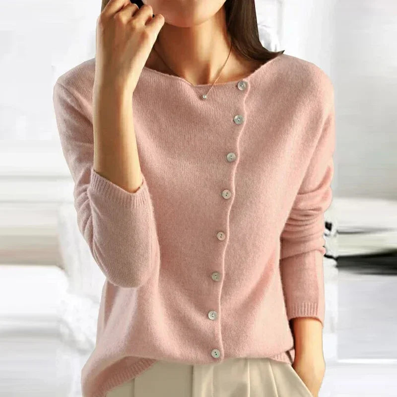 TEXTURED WARM PULLOVER FOR WOMEN