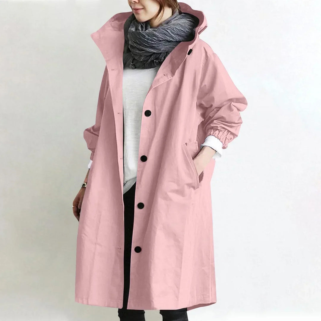 LONG RELAXED COAT FOR WOMEN