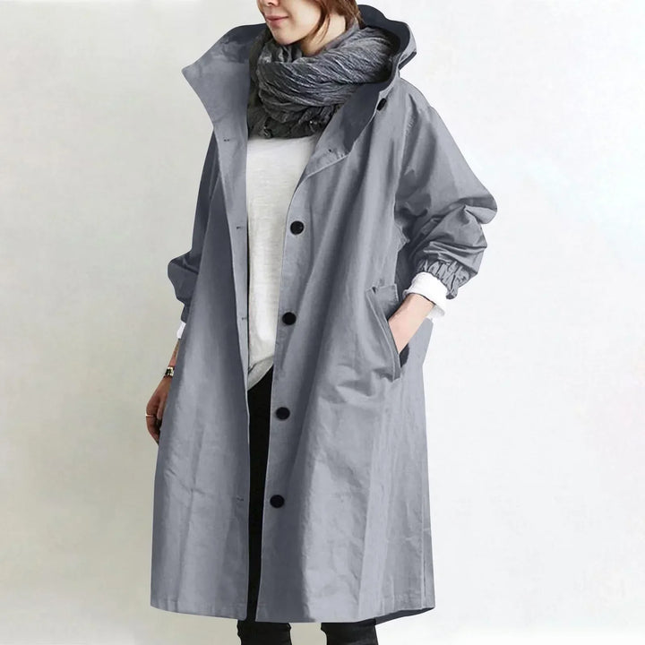 LONG RELAXED COAT FOR WOMEN