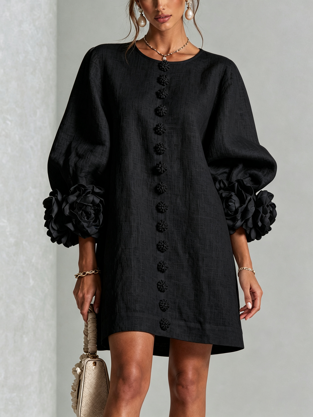 ELEGANT WOMEN'S SLEEVELESS DRESS