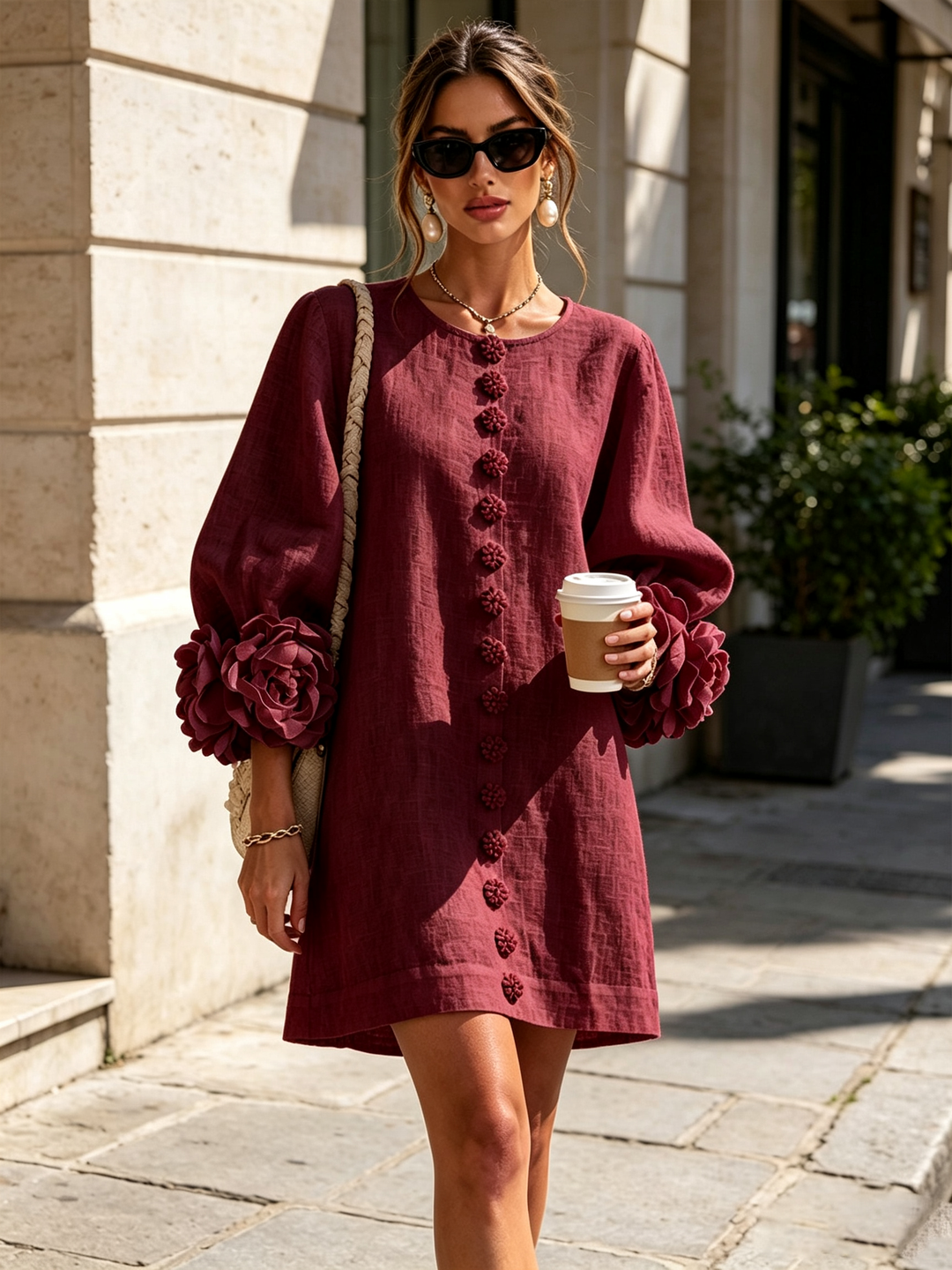 ELEGANT WOMEN'S SLEEVELESS DRESS