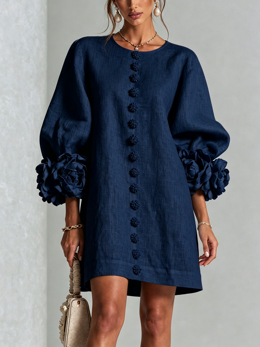 ELEGANT WOMEN'S SLEEVELESS DRESS