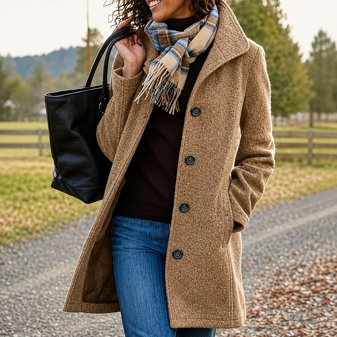 WOMEN’S WARM MID-LENGTH COAT