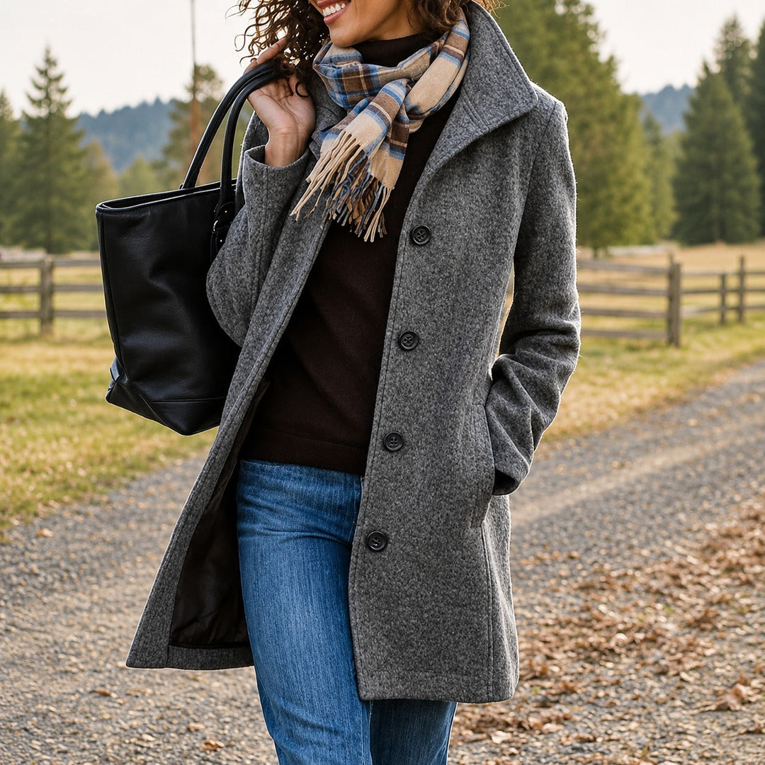 WOMEN’S WARM MID-LENGTH COAT