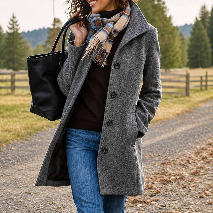 WOMEN’S WARM MID-LENGTH COAT