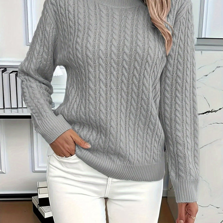 COZY ROUND NECK SWEATER FOR WOMEN
