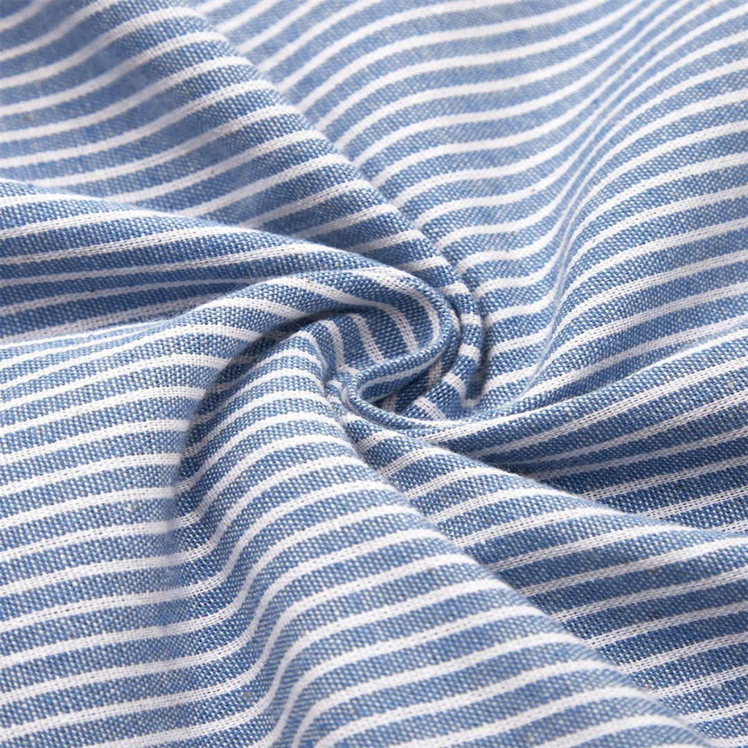STRIPED MIDI DRESS FOR WOMEN