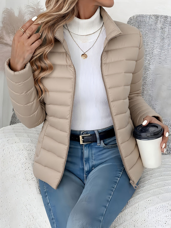 SLIM FIT QUILTED JACKET FOR WOMEN