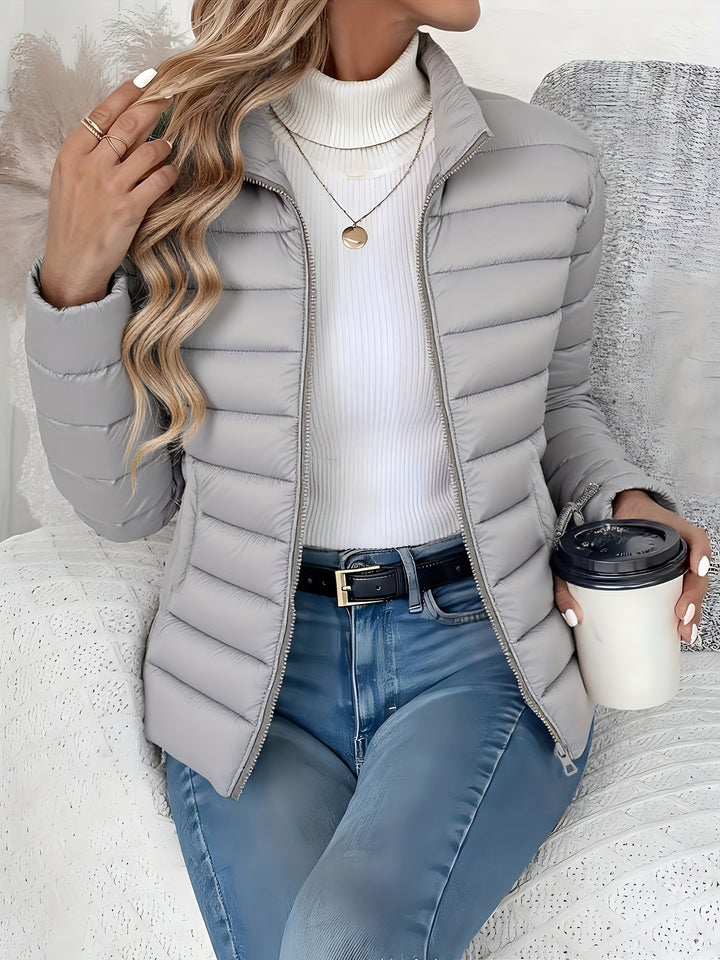 SLIM FIT QUILTED JACKET FOR WOMEN