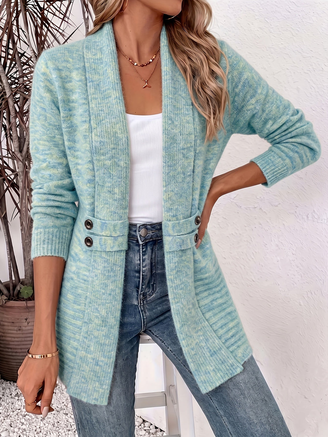 SHAPED OPEN CARDIGAN FOR WOMEN