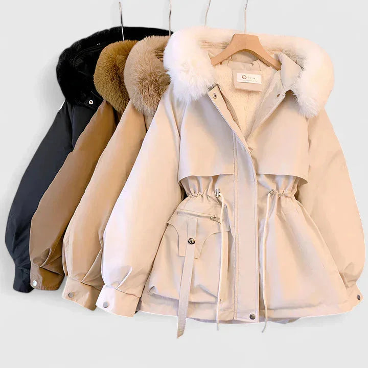 WOMEN’S FAUX FUR HOODED WINTER PARKA