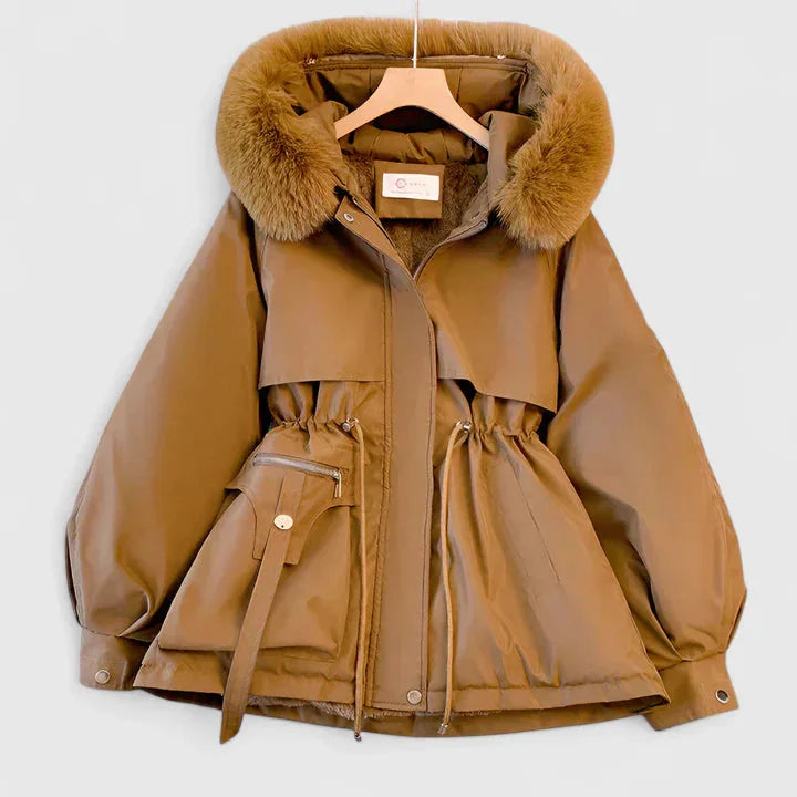 WOMEN’S FAUX FUR HOODED WINTER PARKA