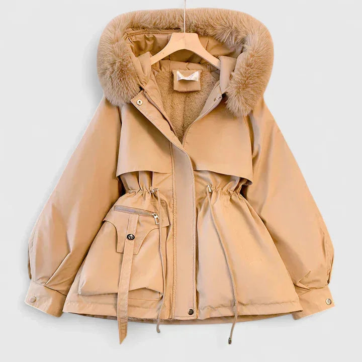 WOMEN’S FAUX FUR HOODED WINTER PARKA
