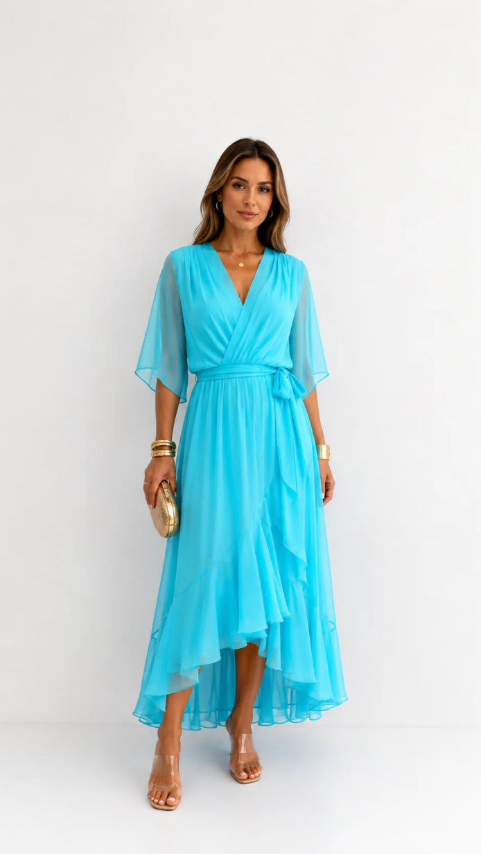 CHIFFON DRESS FOR WOMEN