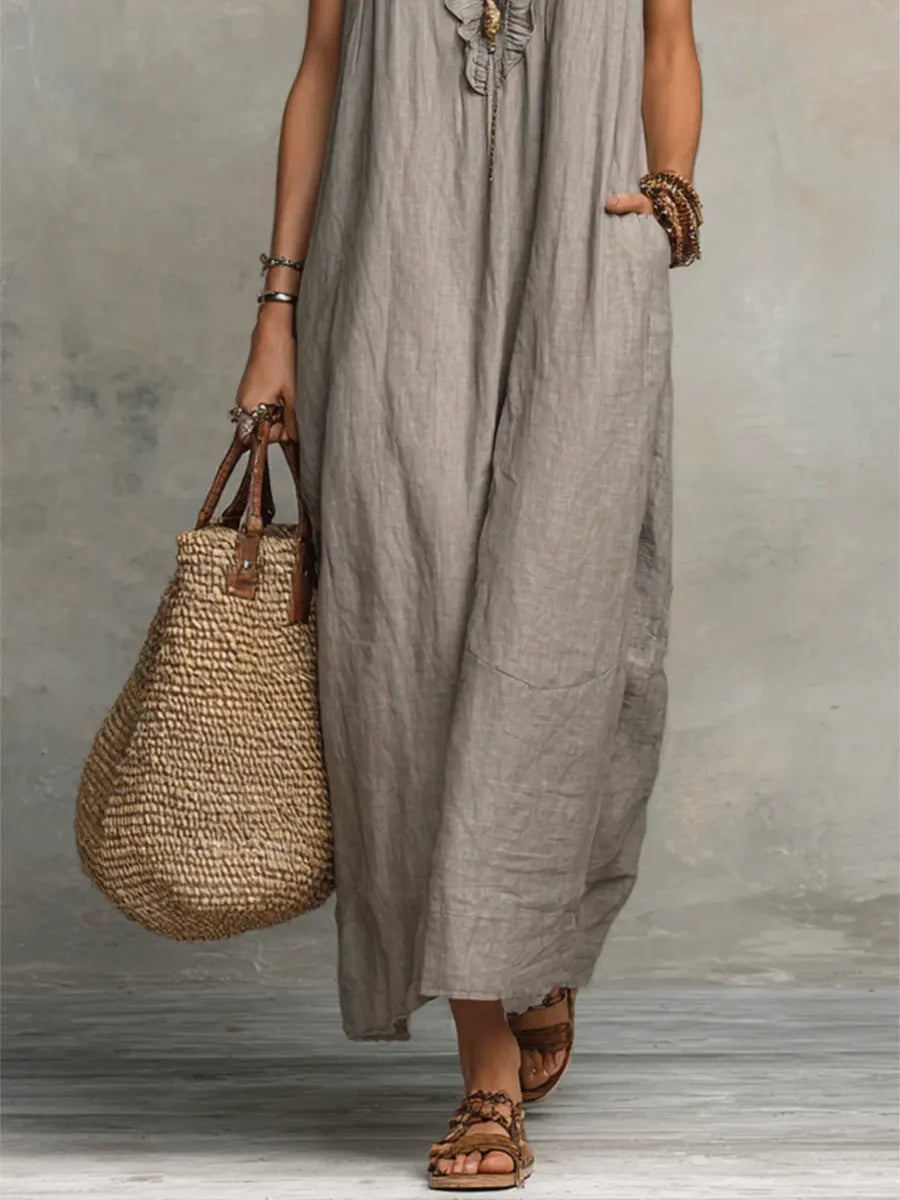 CHIC AND FLOWING BOHEMIAN DRESS FOR WOMEN