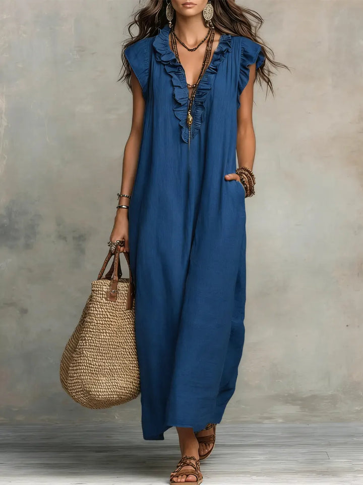 CHIC AND FLOWING BOHEMIAN DRESS FOR WOMEN