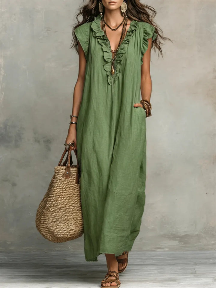 CHIC AND FLOWING BOHEMIAN DRESS FOR WOMEN